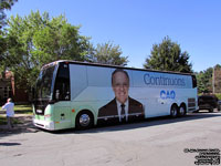Tours du Vieux-Qu�bec Unitours 61 - 2018 Prevost H3-45 - Coalition Avenir Qu�bec