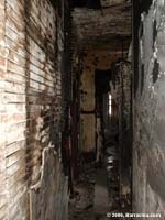 Maison br�l�e