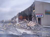 D�molition des Galeries Ste-Anne, Qu�bec (Beauport),QC