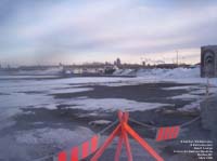 D�p�t � neige sur le terrain des anciennes Galeries Ste-Anne